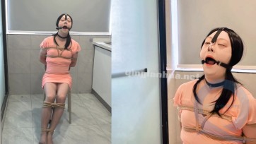 【爱绳绳艺】【微剧情】淫乱伪娘-樱桃篇2，包含元素：捆绑放置，鼻钩，灌肠，失禁，假阳