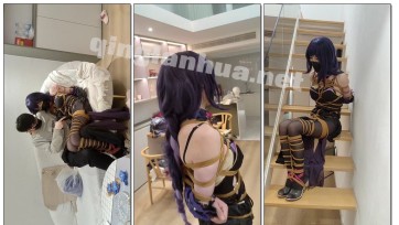 【此间鸽者】cos魅魔将军，礼服紧缚