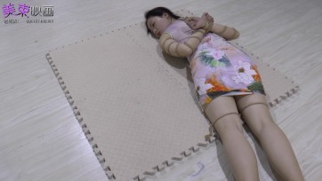 【美束映画】琪琪，牛仔，旗袍捆绑